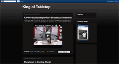 Desktop Screenshot of kingoftabletop.blogspot.com