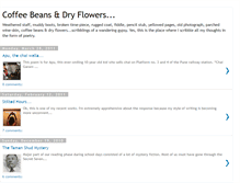 Tablet Screenshot of coffeebeansanddryflowers.blogspot.com