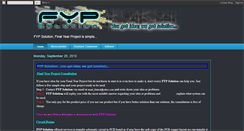 Desktop Screenshot of fypsolution.blogspot.com