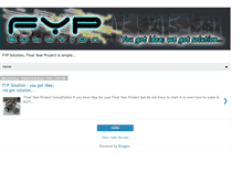 Tablet Screenshot of fypsolution.blogspot.com