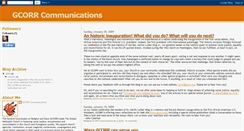 Desktop Screenshot of gcorrcommunications.blogspot.com