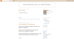 Desktop Screenshot of historias-de-la-frontera.blogspot.com