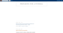 Desktop Screenshot of funeralpreparation.blogspot.com