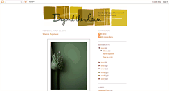 Desktop Screenshot of beyondthelawn.blogspot.com