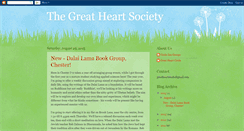 Desktop Screenshot of greatheartsociety.blogspot.com