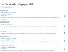 Tablet Screenshot of lesdisquesdutelegraphe.blogspot.com