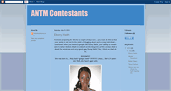 Desktop Screenshot of antmcontestants.blogspot.com