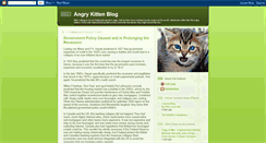 Desktop Screenshot of angrykittenblog.blogspot.com