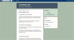 Desktop Screenshot of coolbeautytips.blogspot.com