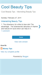 Mobile Screenshot of coolbeautytips.blogspot.com