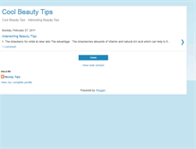 Tablet Screenshot of coolbeautytips.blogspot.com