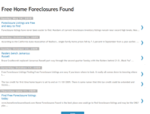 Tablet Screenshot of 1foreclosures.blogspot.com