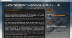 Desktop Screenshot of descentralizacionydemocracialocal.blogspot.com