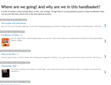 Tablet Screenshot of handbasketrides.blogspot.com