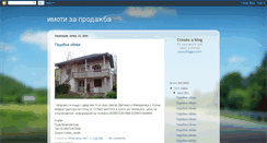Desktop Screenshot of imoti-za-prodajba.blogspot.com