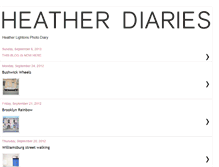 Tablet Screenshot of heatherdiaries.blogspot.com