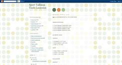 Desktop Screenshot of liikumine.blogspot.com