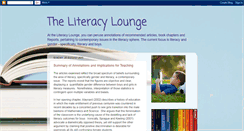 Desktop Screenshot of literacyloungeforliteracyloyalists.blogspot.com