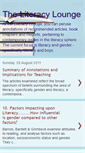 Mobile Screenshot of literacyloungeforliteracyloyalists.blogspot.com