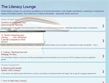 Tablet Screenshot of literacyloungeforliteracyloyalists.blogspot.com