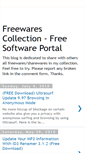 Mobile Screenshot of freewarescollection.blogspot.com