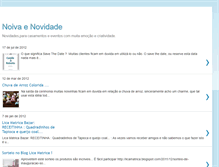 Tablet Screenshot of noivaenovidade.blogspot.com