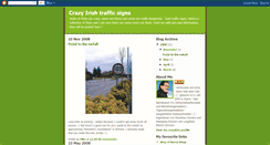Desktop Screenshot of irishtrafficsigns.blogspot.com