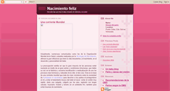 Desktop Screenshot of nacimientofeliz.blogspot.com