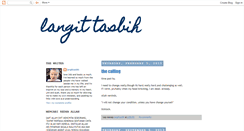 Desktop Screenshot of langittasbih.blogspot.com