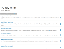 Tablet Screenshot of comprehending-the-way-of-life.blogspot.com
