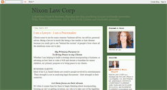 Desktop Screenshot of nixonlawcorp.blogspot.com