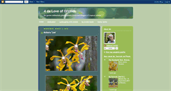 Desktop Screenshot of 4loveoforchids.blogspot.com