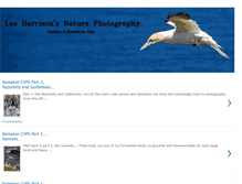 Tablet Screenshot of leeharrisonsnaturephotography.blogspot.com
