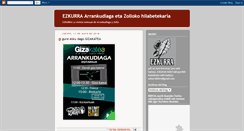 Desktop Screenshot of ezkurrahilero.blogspot.com