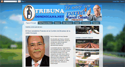 Desktop Screenshot of latribunadominicana.blogspot.com