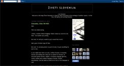 Desktop Screenshot of livingslovenia.blogspot.com