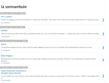 Tablet Screenshot of lasomnambule.blogspot.com