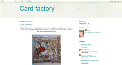 Desktop Screenshot of cardfactory.blogspot.com