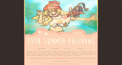 Desktop Screenshot of 13th-summerfestival.blogspot.com