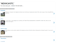 Tablet Screenshot of mexihkayotl.blogspot.com