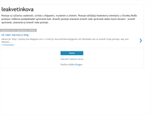 Tablet Screenshot of leakvetinkova.blogspot.com