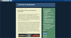 Desktop Screenshot of eurolotto-deutschland.blogspot.com