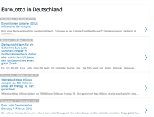 Tablet Screenshot of eurolotto-deutschland.blogspot.com