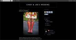 Desktop Screenshot of cindyandjoe.blogspot.com