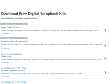 Tablet Screenshot of freescrapbookkits.blogspot.com