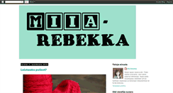 Desktop Screenshot of miiarebekka.blogspot.com