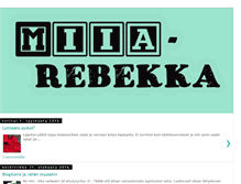 Tablet Screenshot of miiarebekka.blogspot.com