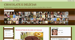 Desktop Screenshot of chocolateedelicias.blogspot.com