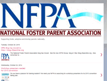 Tablet Screenshot of nationalfosterparentassociation.blogspot.com