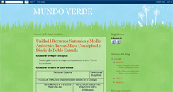 Desktop Screenshot of cachucho-mundoverde.blogspot.com